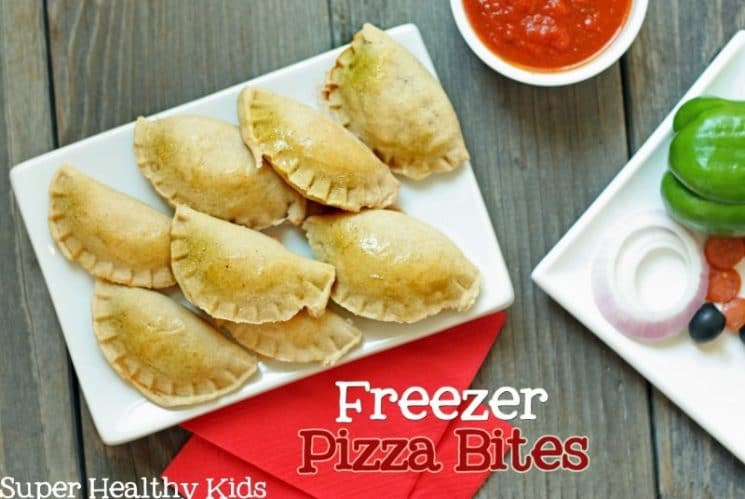 Freezer Pizza Bites. Bite size dinner, with giant size nutrition!